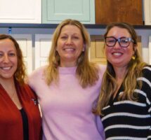 Kitchen designers employee Nicole, Ana and Andrea