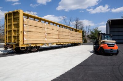 Tague Lumber Kennett Square rail yard location and bulk lumber supply