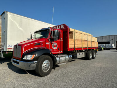 Framing stocked at Tague Lumber loaded on Truck