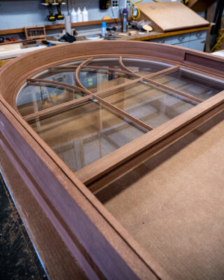 arched custom window opening