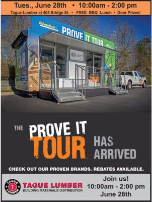 AdvanTech Prove it Tour en Tague Lumber de Phoenxiville