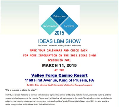 IDEAS show