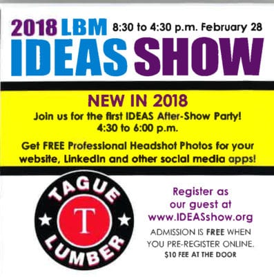 FREE Admission to IDEAS Show 2018