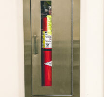 commercial fire extinguisher cabinet and storage