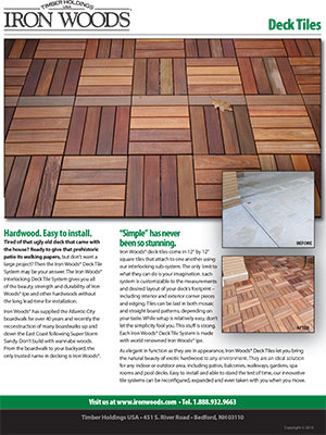 Iron Woods 12x12 Deck Tiles