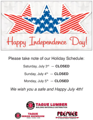 July 4, 2021 Holiday Schedule