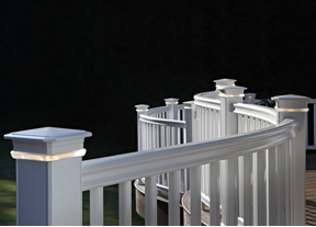 Tague Adds TimberTech’s  LED DeckLites®  to Decking Display at Design Showroom in Malvern