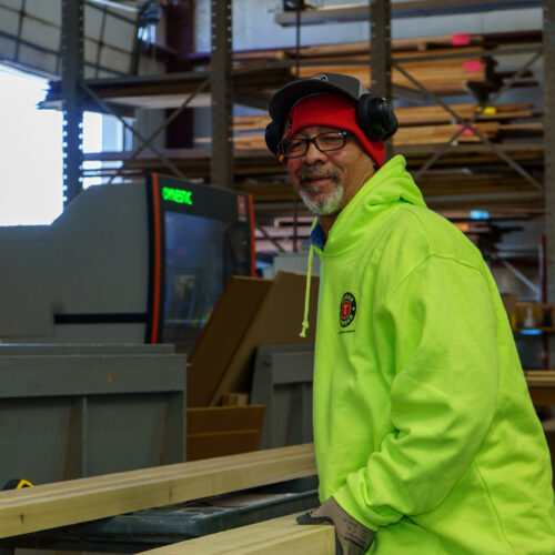 employee, Tague custom mill, Pepe