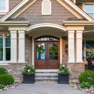 Decorative PVC architectural column, Russin Trimboard PVC Trim Wood inventory at Tague Lumber