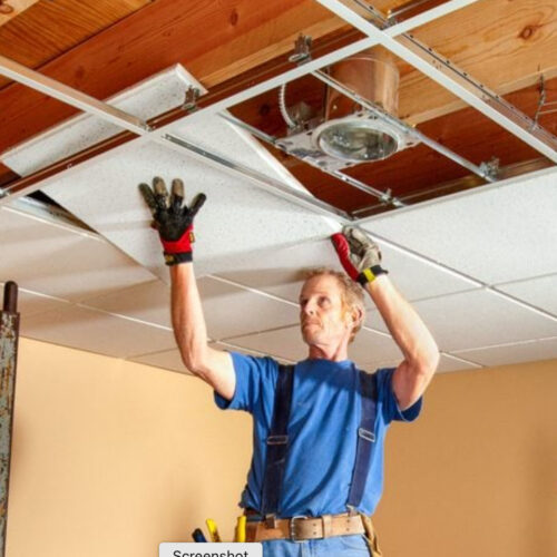Ceiling Tile & Grid, Drywall Grid