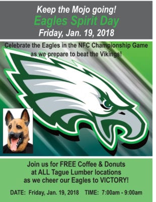 Eagles Spirit Day Jan. 19, 2018