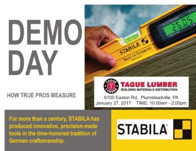 Stabila Demo Day