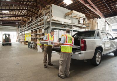 warehouse and lumber yard at Tague Germantown Philadelphia