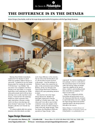As seen in Philadelphia Magazine — The Difference is in the Details