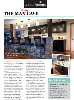 As seen in Philadelphia Magazine — The Family Cave