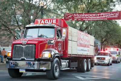 mushroom festival and lumber yard Kennett Square PA Tague Lumber location