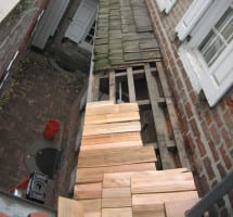 Betsy Ross House - Cedar Shingle Roofing & new entry doors