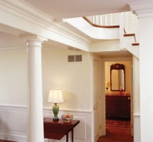 Wainscoting & Columns