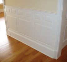 Wainscoting & Columns