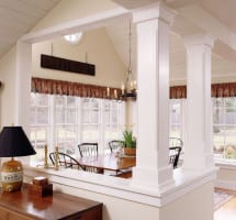 Wainscoting & Columns