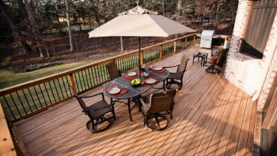 pvc decking boards outdoor installation
